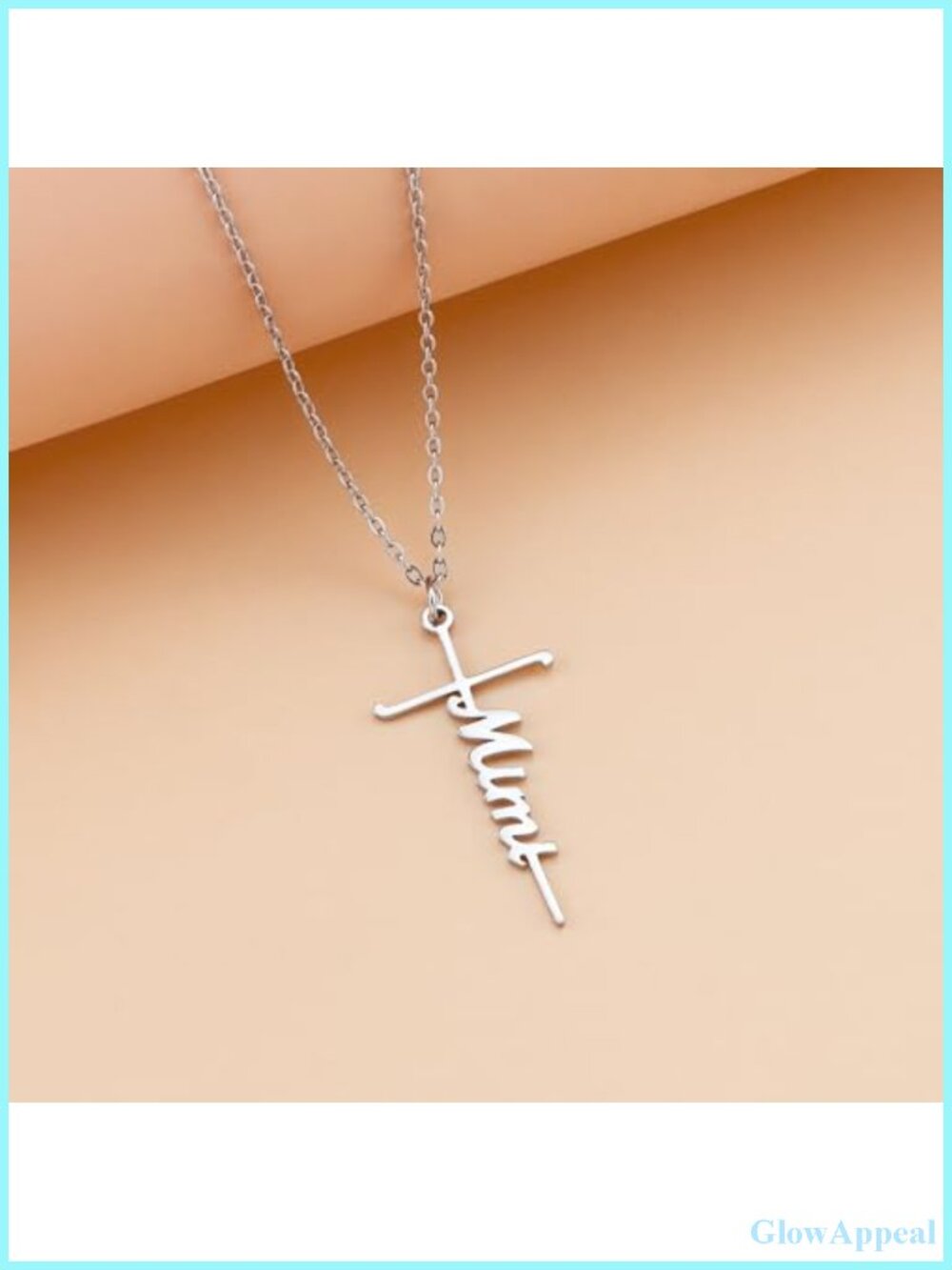Mimi Cross Necklace Stainless Steel Christian Religious Gift - Picture 5 of 5